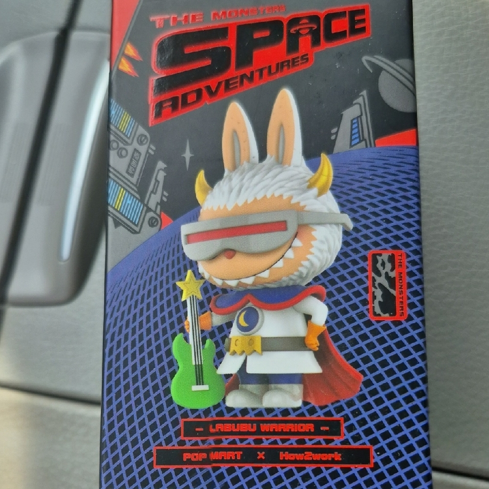 Space Adventures Labubu Warrior Action Figure - White & Red